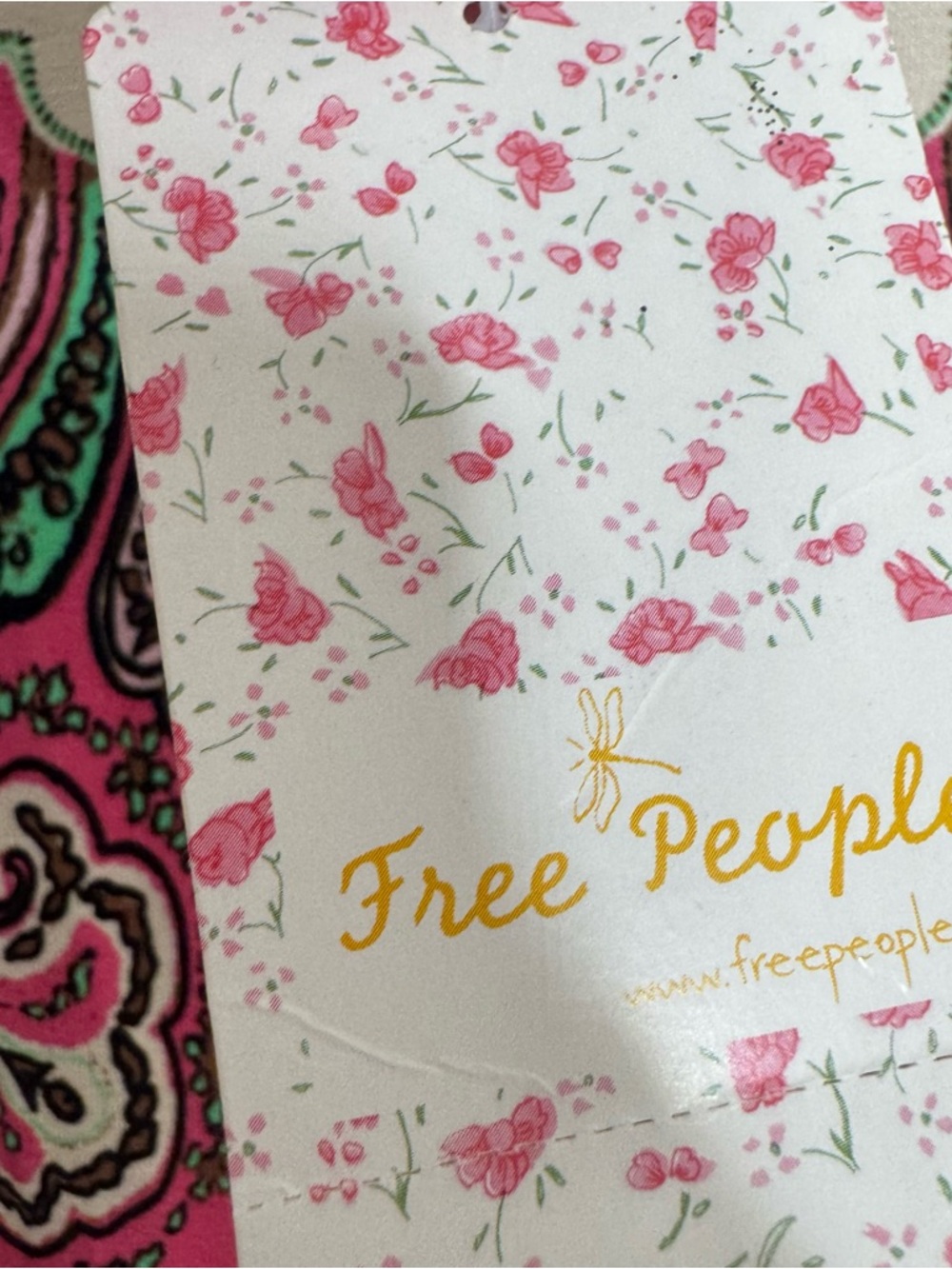 NWT Free People Harper Pull-on Flare Stretch Pant Paisley 70s Style Size Small - Picture 4 of 8